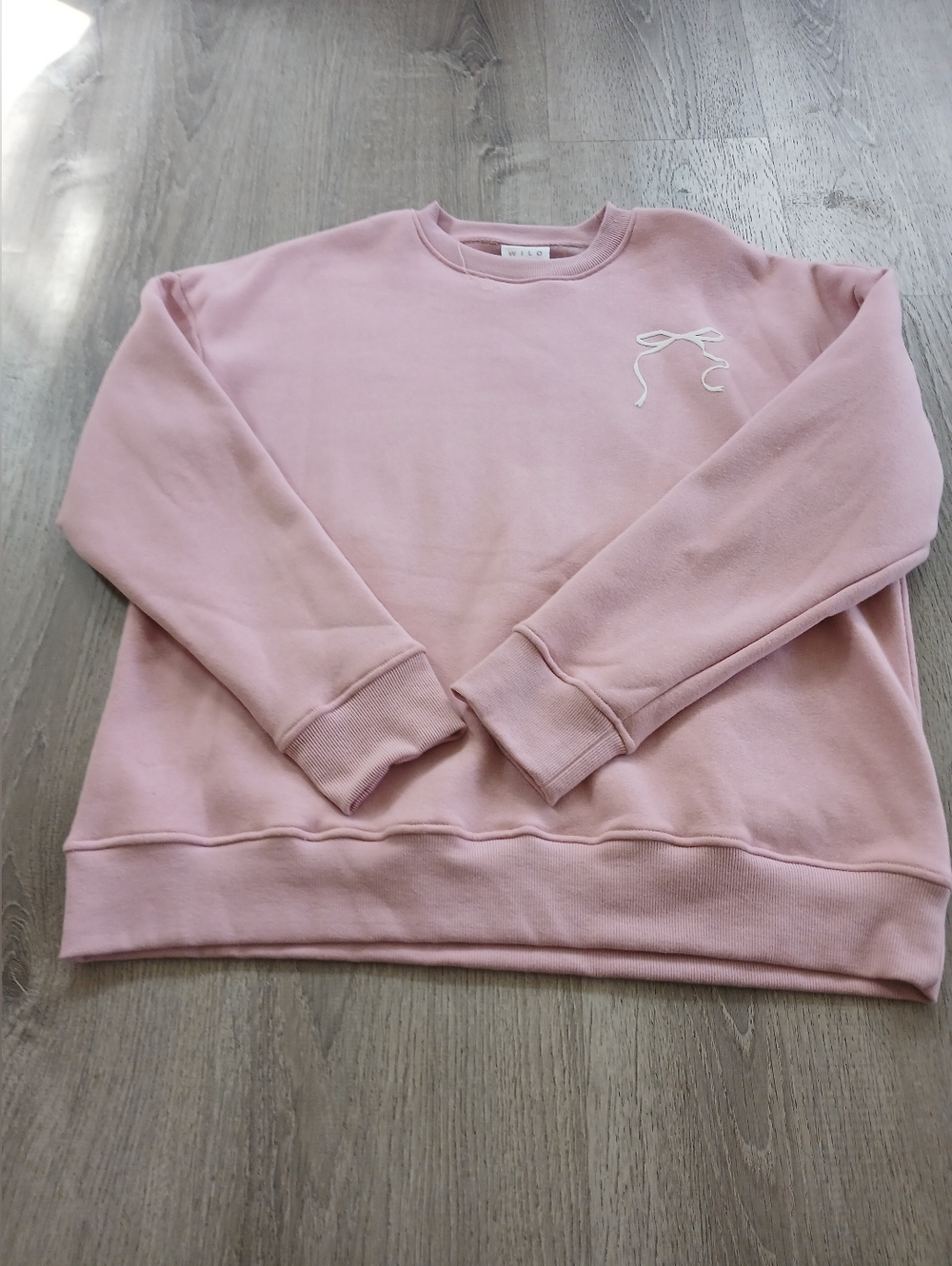 Wilo The Label Pink Crewneck Sweatshirt